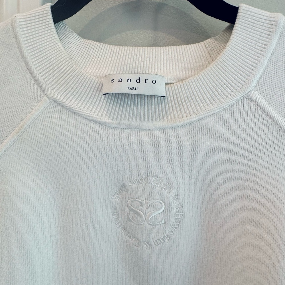 Sandro White Sweater & tank set. Size 10 (small)